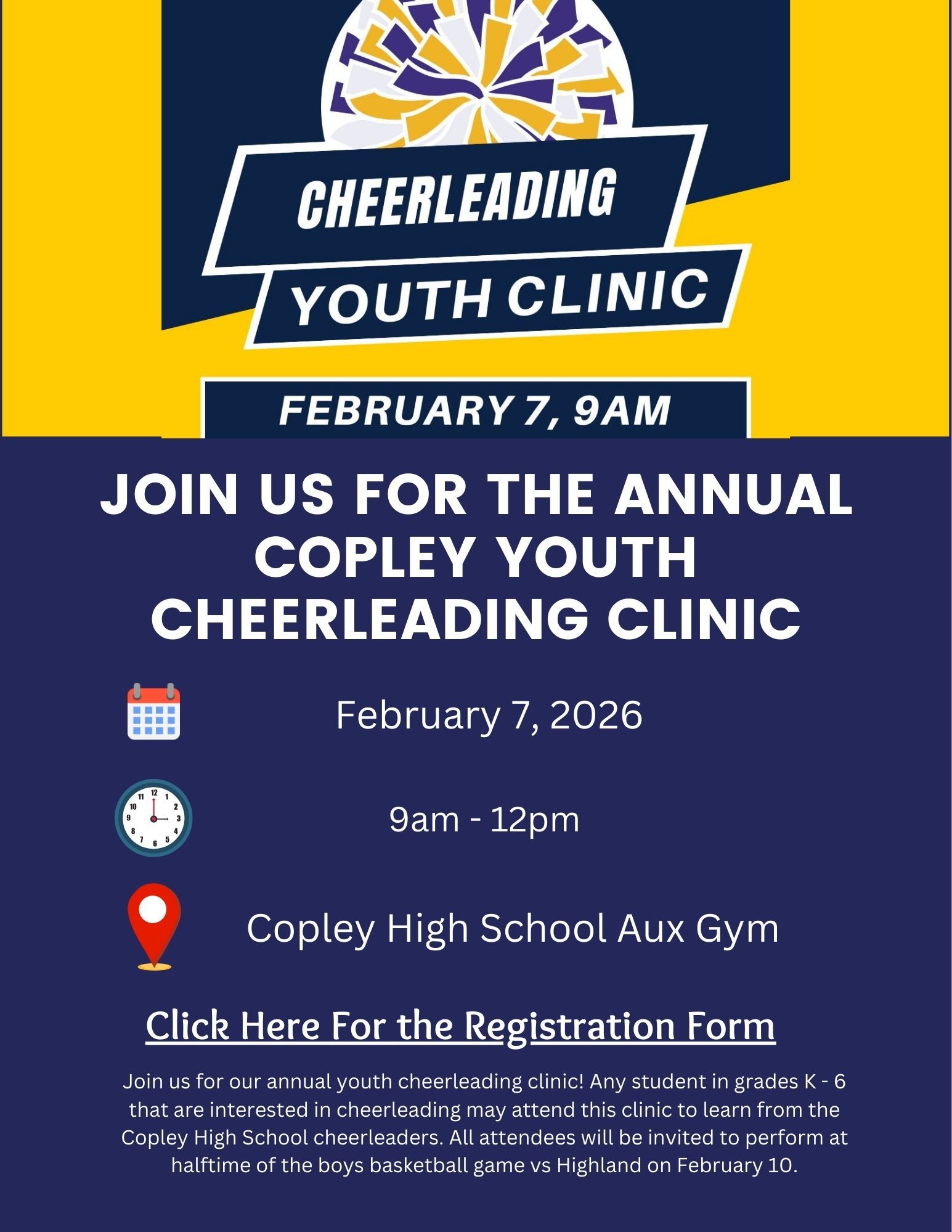 Copy Of Cheerleading Youth Clinic 2 1